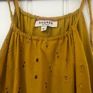 Small Sundress mustard yellow